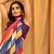 Silk Land  Multicolored  Printed Soft Silk Blend Saree 
