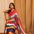 Silk Land  Multicolored  Printed Soft Silk Blend Saree 