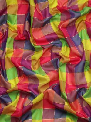 Silk Land  Multicolored  Colorblock Kanjeevaram Silk Blend Saree  3