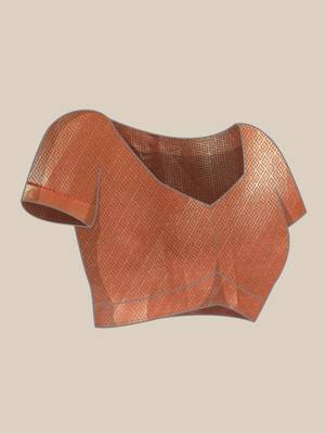 Silk Land  Beige  Digital Printed Art Silk Saree  3