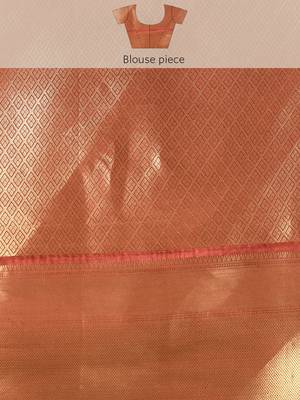 Silk Land  Beige  Digital Printed Art Silk Saree  4