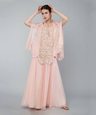 Gold embellished tunic set 1