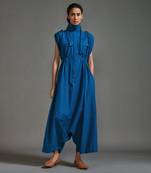 Blue safari safari jumpsuit