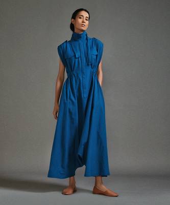 Blue safari safari jumpsuit 5