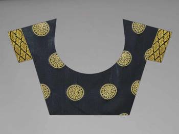 Silk Land  Black   Embellished Silk Blend Saree  4