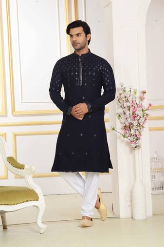 Arruga stylish sequins embroidery kurta pajama