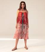 Samara red and pink cami dress