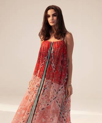 Samara red and pink cami dress 3