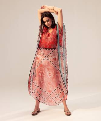 Samara red and pink cami dress 2