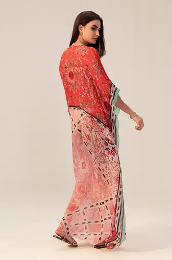 Samara red and pink cami dress