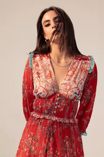 Samara red dress