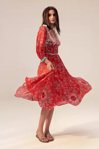 Samara red dress