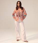 Samara pink boho top