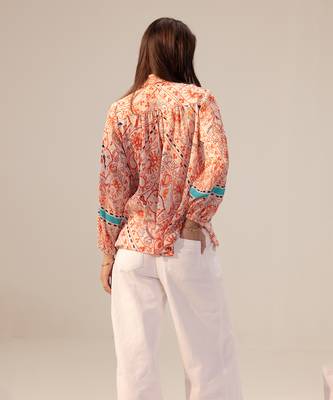 Samara pink boho top 2