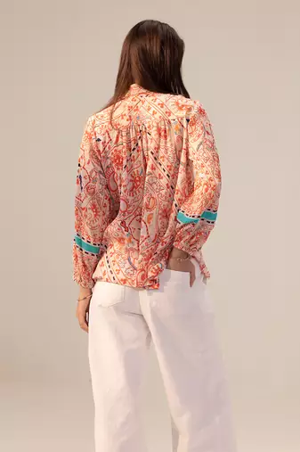 Samara pink boho top