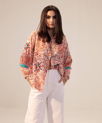 Samara pink boho top 4