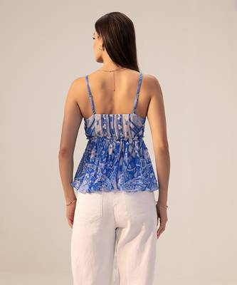 aisha blue cami top 2
