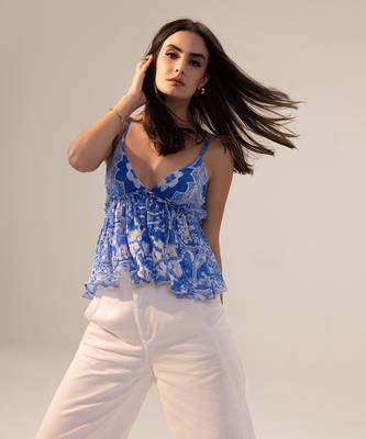 aisha blue cami top 3