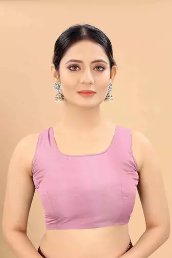 Silk Land  Purple  Solid Art Silk Saree 