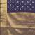  navy blue  embellished silk blend saree 