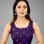 Silk Land  blue  embellished silk blend saree 