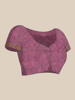 Silk Land  Multicolored Printed Cotton Blend Saree  5