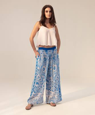 Monochrome printed lounge pants 1