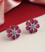 Pink american diamonds Earrings