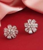 White american diamonds Earrings