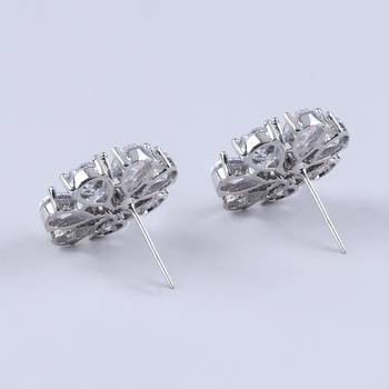 White american diamonds Earrings 4