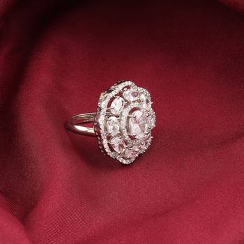 Silver american diamonds Rings 1
