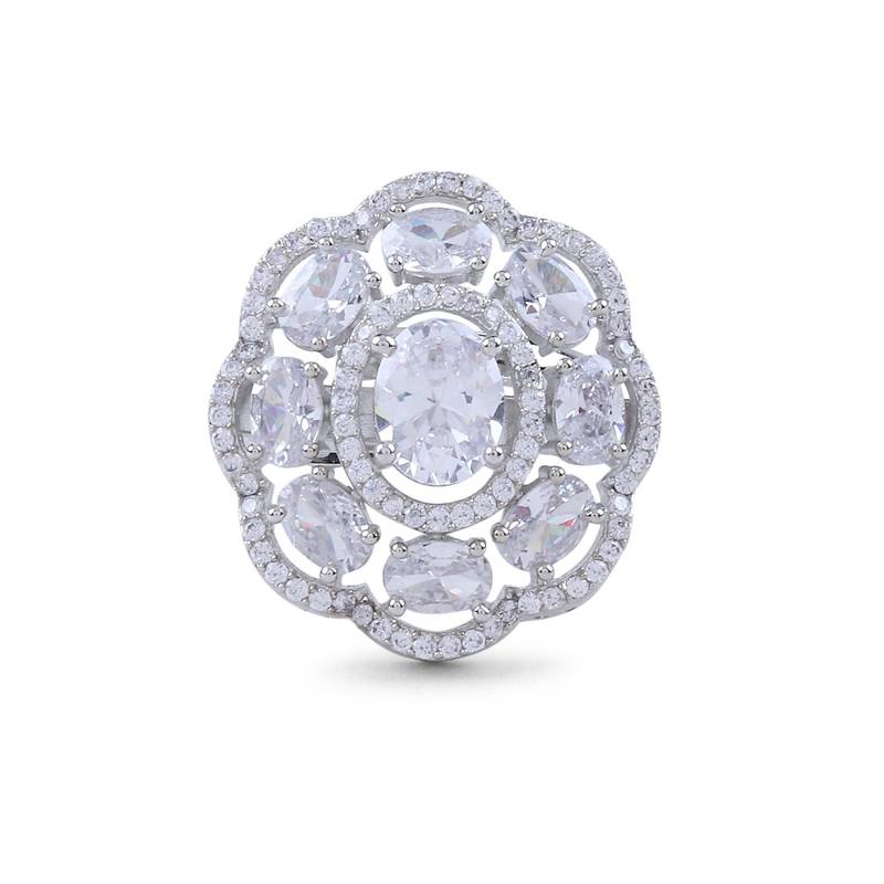 Silver american diamonds Rings