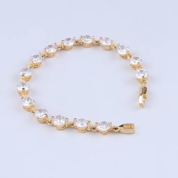 Gold american diamonds Bracelets 5