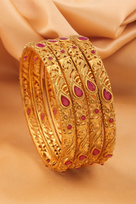 Gold gold plated bangles and bracelets 1