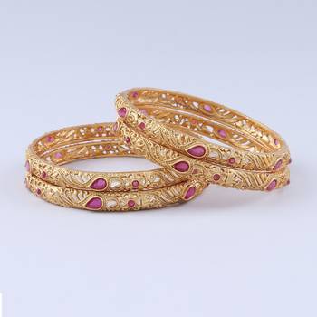 Gold gold plated bangles and bracelets 5