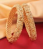Gold stone bangles and bracelets