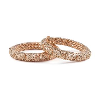Gold stone bangles and bracelets 2