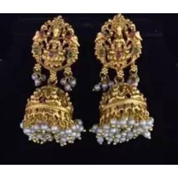 Gold Plated Traditional Kundan Pearl Jewellery Set For Women 2