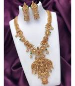 Gold Plated Traditional Kundan Pearl Choker Jewellery Set For Women