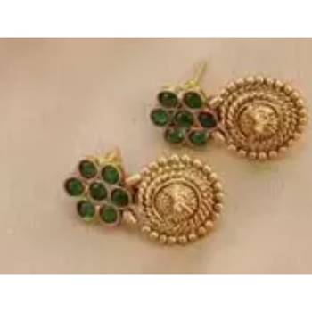 Indian Gold Plated Haram Temple Jewellery Set For Women 2