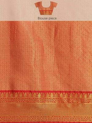Silk Land  Multicolored Embellished Art Silk Saree  4