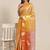 Silk Land  Mustard  Woven Design Brocade Saree 