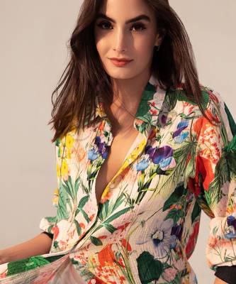 Multicolored eden floral printed shirt 4