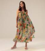 Multicolored eden floral printed cami dress