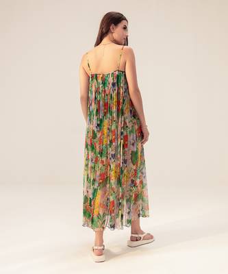 Multicolored eden floral printed cami dress 4