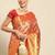 Silk Land  Red  Woven Design Brocade Saree 