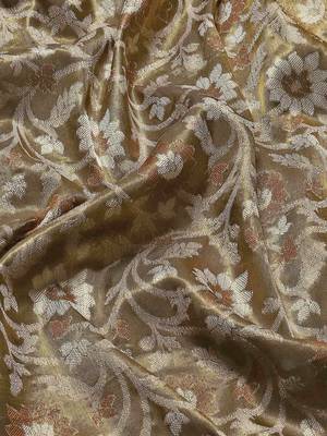 Silk Land  Black  Woven Design Brocade Saree  5