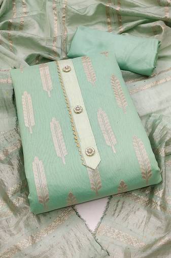 Pista Modal Jacquard Unstitched Dress Material
