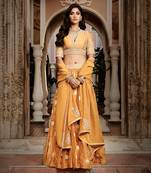 Vintage Haldi Kashi Lehenga Set