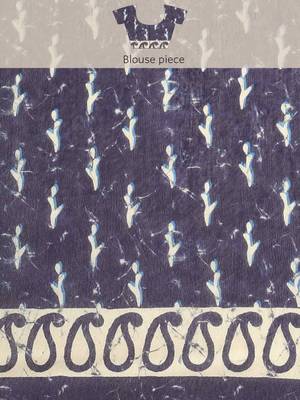 Silk Land  Blue  Woven Design Cotton Blend Saree  4